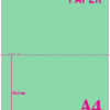 GREEN PERFORATED PAPER
