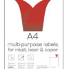 butt label 8 per sheet