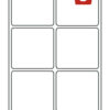 6 labels per sheet