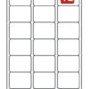 18 labels per sheet
