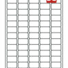 65 Avery Labels per sheet