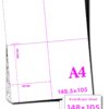 A4 to A6 Perforated Sheets