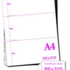 A4 to DL Perforated Sheets